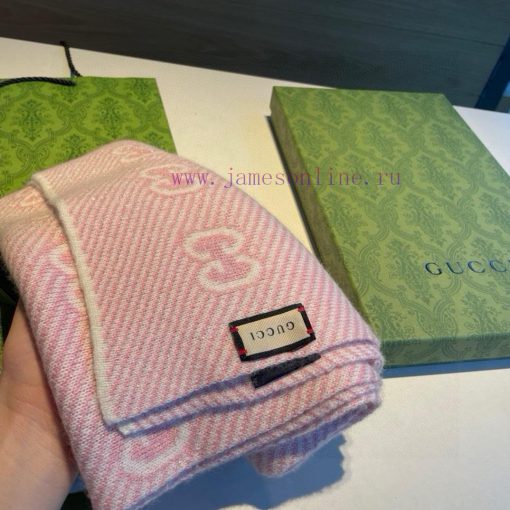 Gucci Original ️ New Gold and Silver Knitted Scarf ️ Low key Luxury ️ Exquisite Soft Elite lqi2aiu2j - Image 4