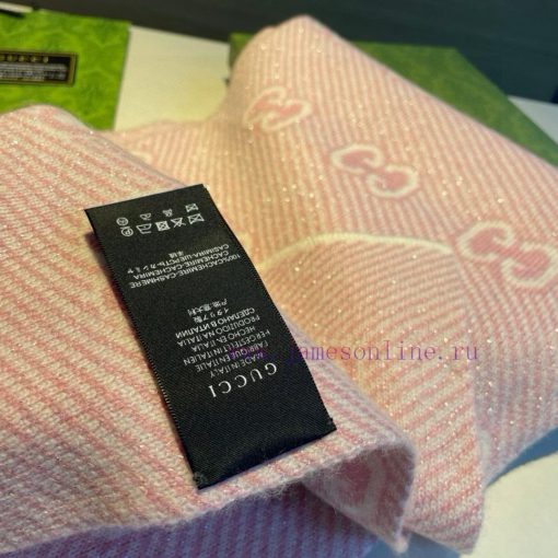 Gucci Original ️ New Gold and Silver Knitted Scarf ️ Low key Luxury ️ Exquisite Soft Elite lqi2aiu2j - Image 8