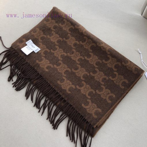 Celine's new CL logo cashmere long scarf for both men and women this year is a double-sided i5pzs3rx - Image 2