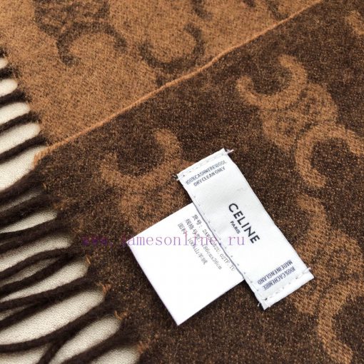 Celine's new CL logo cashmere long scarf for both men and women this year is a double-sided i5pzs3rx - Image 6