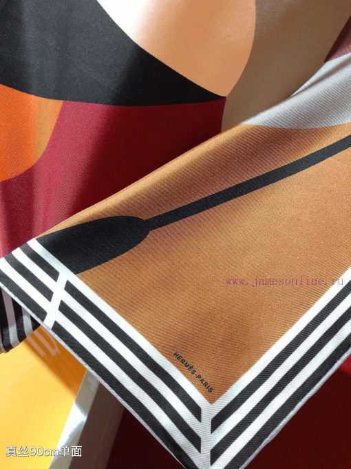 SHMS2454 original Hermes 18-3-790cm silk square scarf adopts the cutting-edge technology of k1zi21s3 - Image 5
