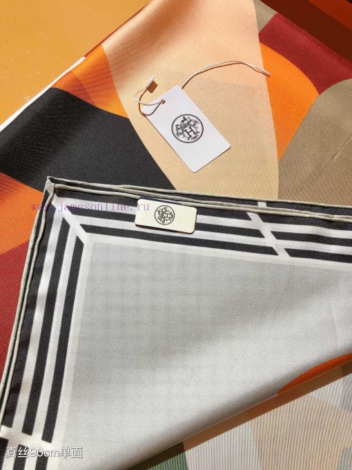 SHMS2454 original Hermes 18-3-790cm silk square scarf adopts the cutting-edge technology of k1zi21s3 - Image 7