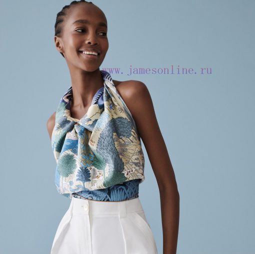 SHMS2315 Original HERMES Animal Carnival 90cm Silk Scarf In the world depicted by Thibaut Ra3q1txyct - Image 4