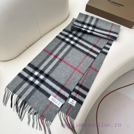 Ace reputation Burberry deep water ripple classic cashmere plaid scarf ‼ The latest products77fr3b9s - Image 6