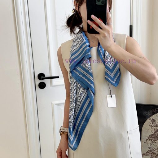 New silk versatile small square scarf, elegant and youthful temperament, can be used as a he1szy5k3p - Image 3