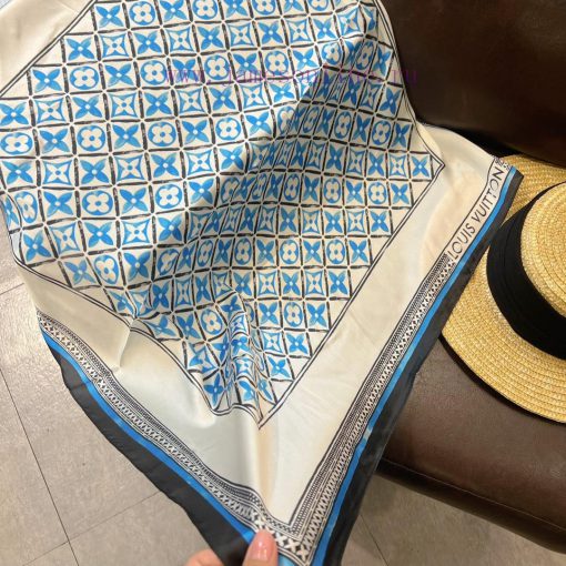 New silk versatile small square scarf, with an elegant and youthful temperament, can be usedqhf4c7xs - Image 4