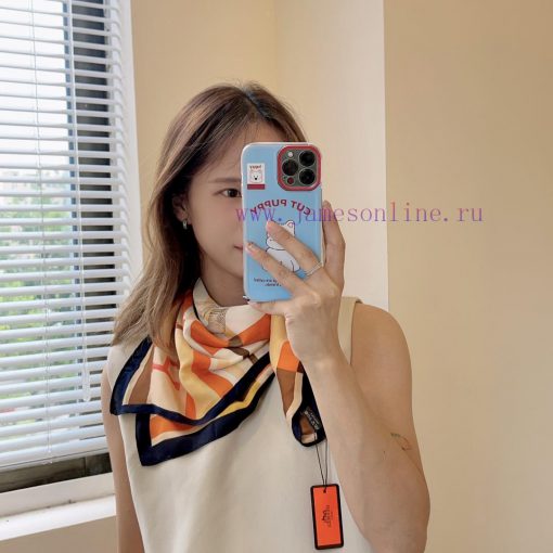 New silk versatile small square scarf, elegant and youthful temperament, can be used as a heypj7cped - Image 2