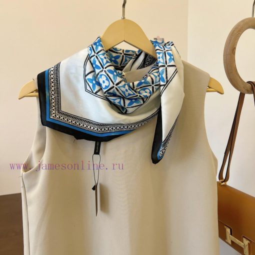 New silk versatile small square scarf, with an elegant and youthful temperament, can be usedqhf4c7xs - Image 7