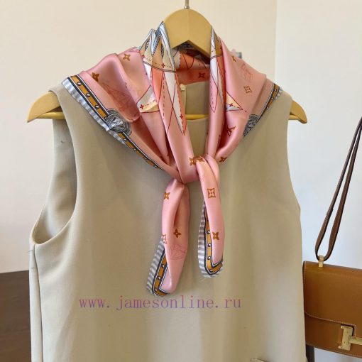 New silk versatile small square scarf, elegant and youthful temperament, can be used as a heql01mlje - Image 6