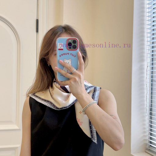 New silk versatile small square scarf, with an elegant and youthful temperament, can be useddiahbo5q - Image 9