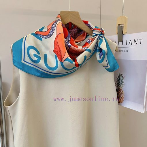 New silk versatile small square scarf, elegant and youthful temperament, can be used as a he8a7vzja6 - Image 2