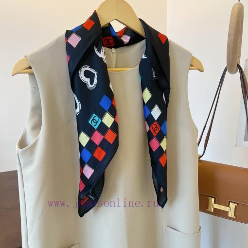 New silk versatile small square scarf, elegant and youthful temperament, can be used as a hexv3b8l3l - Image 9