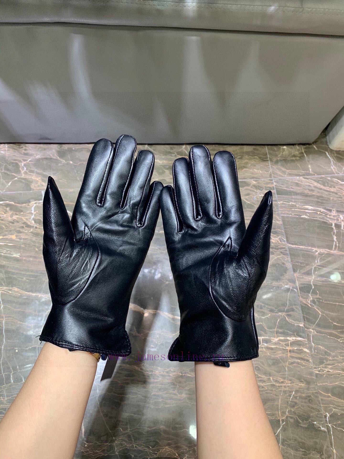 Embroidered touch screen women's gloves LV official website synchronized with women's new hi015g8jve - Image 9
