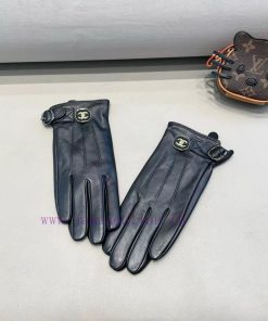 Chanel Women's Sheepskin Gloves, Fashionable Gloves, Warm in Autumn and Winter with Velvet Ihabgw9p2