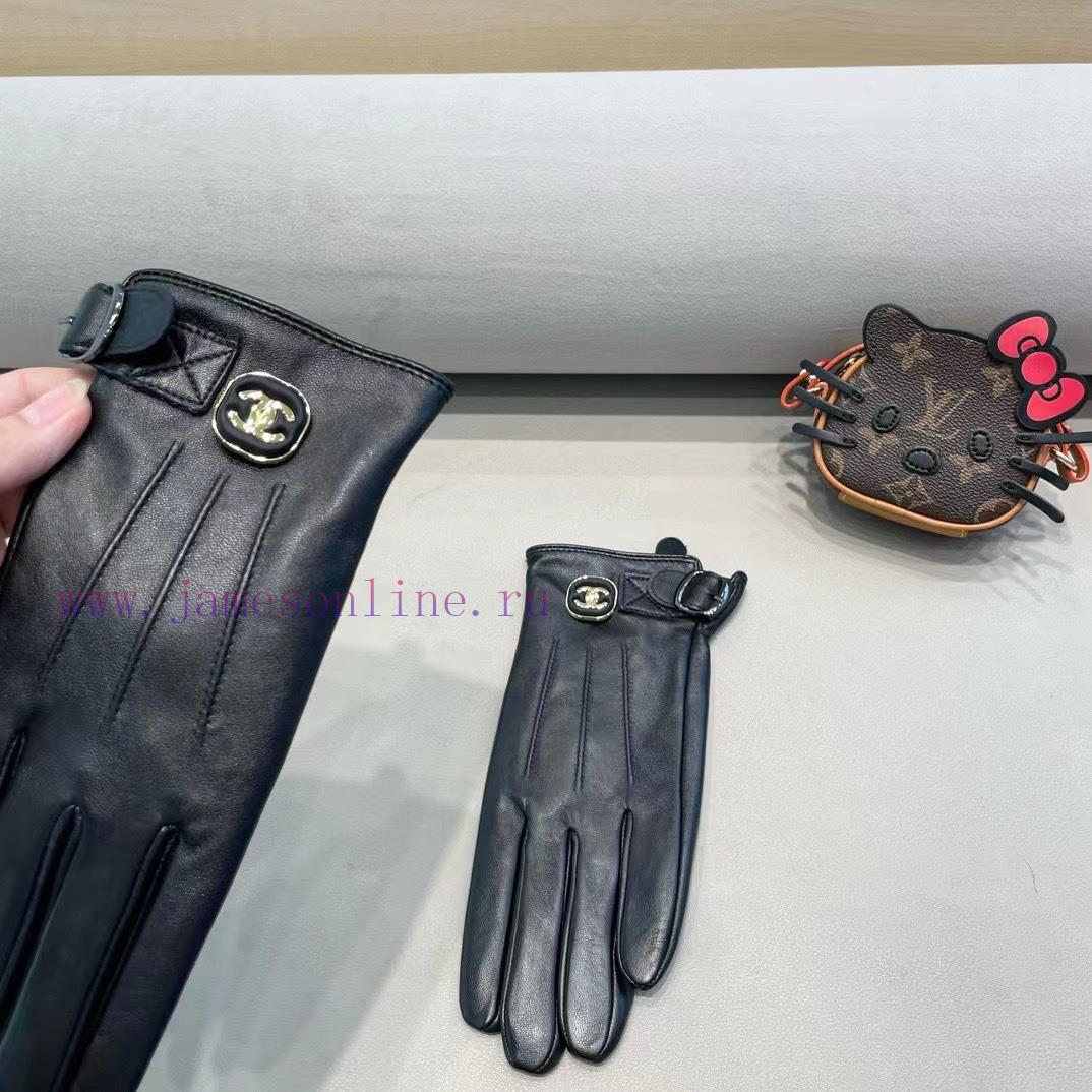 Chanel Women's Sheepskin Gloves, Fashionable Gloves, Warm in Autumn and Winter with Velvet Ihabgw9p2 - Image 6