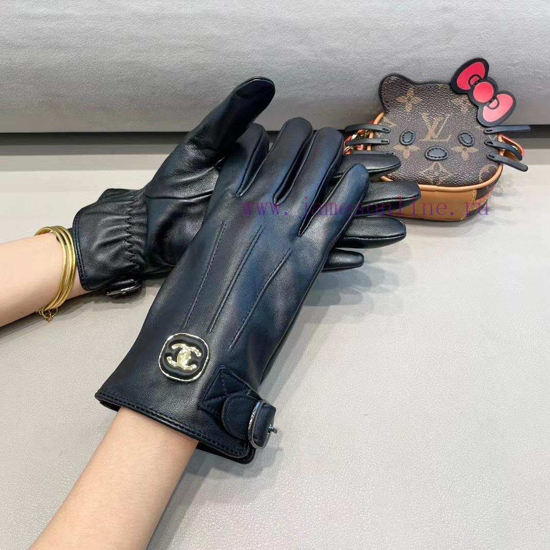 Chanel Women's Sheepskin Gloves, Fashionable Gloves, Warm in Autumn and Winter with Velvet Ihabgw9p2 - Image 10