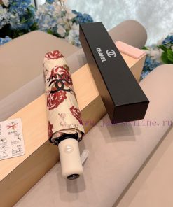 Chanel 2024 New Chanel Triple Fold Automatic Folding Umbrella Classic Hot Sale Selected Taiwb705q0hb