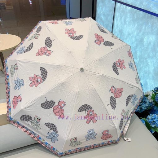 Burberry crystal handle, five fold manual folding umbrella, selected from Taiwan imported UVn022znpf - Image 9