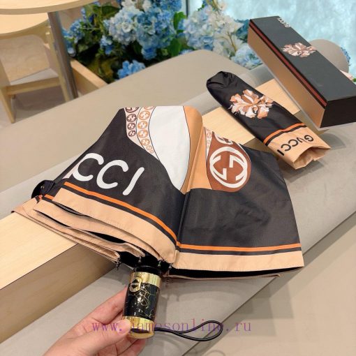 GUCCIGucci Triple Fold Automatic Folding Sunny Umbrella, Sunny Sunshade, Rainy Sunshade, OEM9aqpdr7m - Image 6
