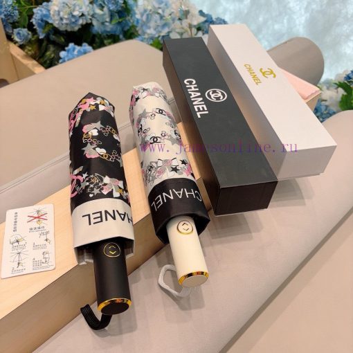 Chanel 2024 New Chanel Triple Fold Automatic Folding Umbrella Classic Hot Sale Selected Taiw3fdksc57