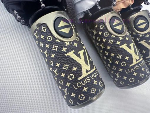 LOUIS VUITTON 2024 New Printed Key Explosive Pattern Triple Fold Automatic Folding Sunny Umb0znkauvk - Image 4