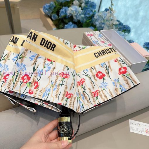 DIOR 2024 new three fold automatic folding umbrella, fashionable OEM quality, exquisite detawya83j5g - Image 8