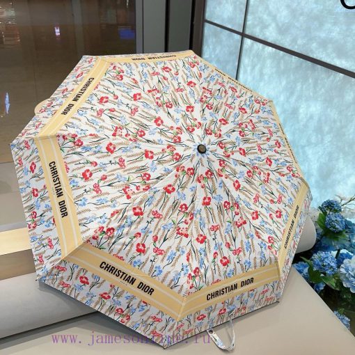DIOR 2024 new three fold automatic folding umbrella, fashionable OEM quality, exquisite detawya83j5g - Image 10