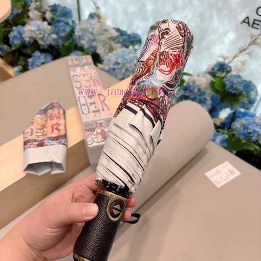 Herm è s 2024 new premium H home triple fold automatic umbrella presents its exquisite craftvxs32xag - Image 4