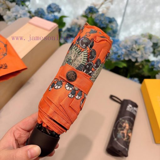 HERM È S 2024 new five fold umbrella hot selling fashion index explosive table, whether used7fot0ubm - Image 7
