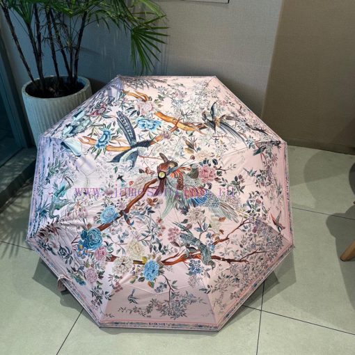 DIOR's new hundred birds three fold automatic folding umbrella, fashionable OEM quality, exq2q72oo3w - Image 10