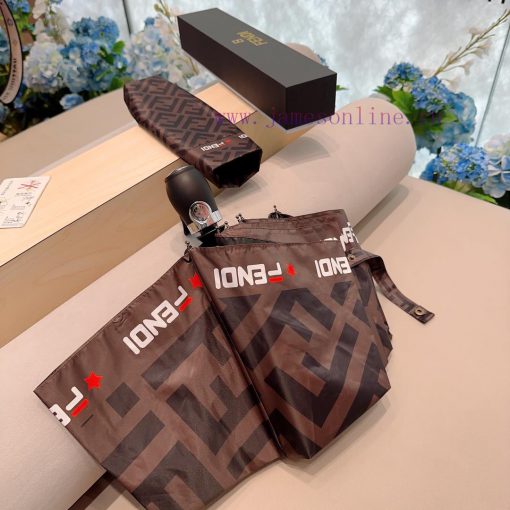 FENDI printed three fold automatic folding umbrella, the latest hot item of the year, OEM gr8txjp1hv - Image 6