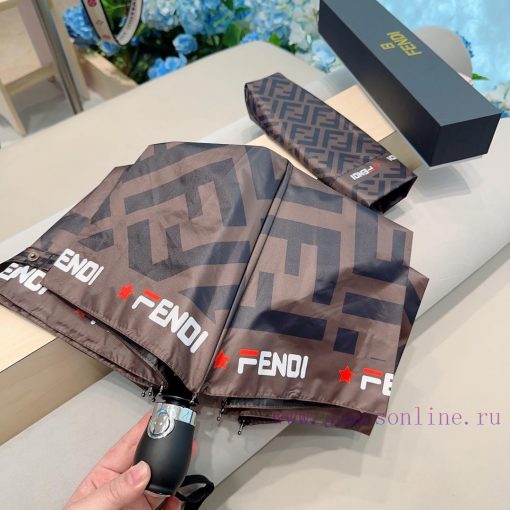 FENDI printed three fold automatic folding umbrella, the latest hot item of the year, OEM gr8txjp1hv - Image 7