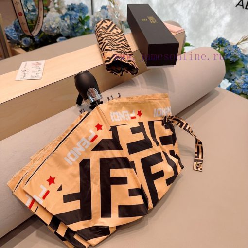 FENDI printed three fold automatic folding umbrella, the latest hot item of the year, OEM gr7xl00745 - Image 5