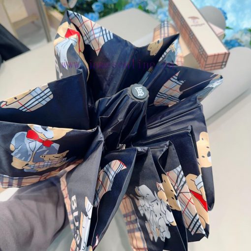Burberry Bear Triple Fold Automatic Folding Sunny Umbrella, the pinnacle of the year, is a cev9mygvb - Image 8