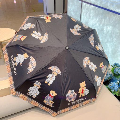 Burberry Bear Triple Fold Automatic Folding Sunny Umbrella, the pinnacle of the year, is a cev9mygvb - Image 9