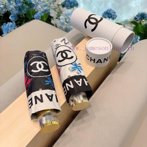 CHANEL crystal handle, five fold manual folding umbrella, made of imported UV resistant umbrq3vm5yd7
