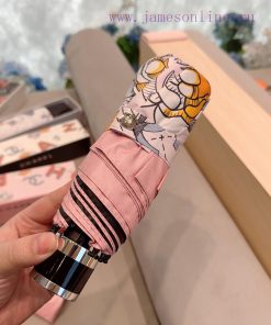 CHANEL's 50% fold manual folding umbrella is made of Taiwan imported UV resistant umbrella fc9vcro2l