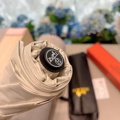 Herm è s 2024 new premium H home triple fold automatic umbrella presents its exquisite crafti2lzad3t - Image 4