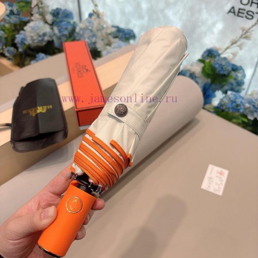 Herm è s 2024 new premium H home triple fold automatic umbrella presents its exquisite crafti2lzad3t - Image 6