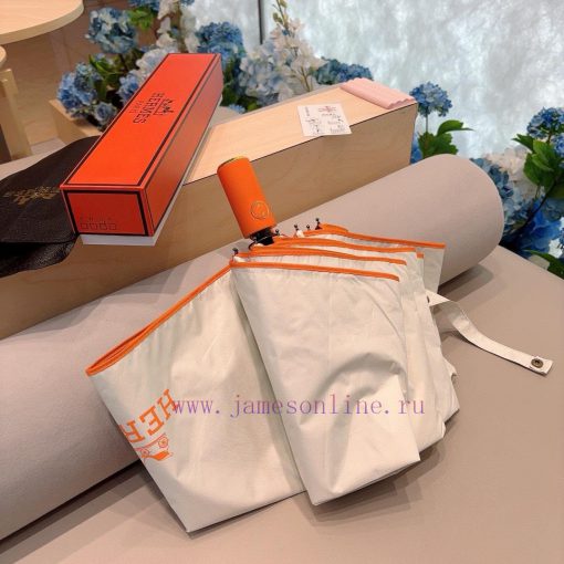 Herm è s 2024 new premium H home triple fold automatic umbrella presents its exquisite crafti2lzad3t - Image 7