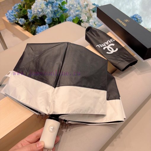 Chanel Triple Fold Automatic Folding Umbrella Classic Returns to Exquisite Craftsmanship, Stons83oqo - Image 6