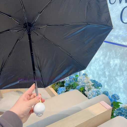 CHANEL pearl handle, five fold manual folding umbrella, made of UV resistant umbrella fabricc99bex9p - Image 8