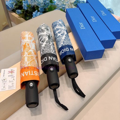 DIOR's new three fold automatic folding umbrella, fashionable OEM quality, exquisite details9j9dwc3p - Image 2