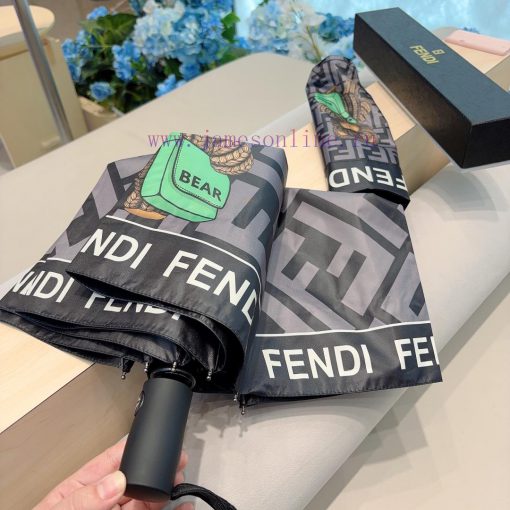 FENDI printed three fold automatic folding umbrella, the latest hot item of the year, OEM gri7tpo1yz - Image 5