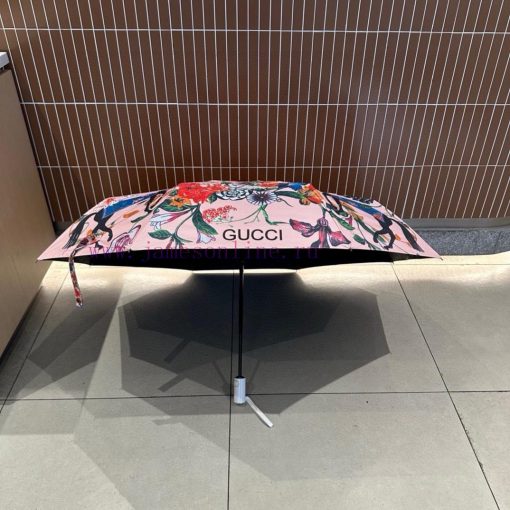 GUCCIGucci's new double horse three fold automatic folding sunny umbrella with sun shading ouupke9cs - Image 10