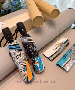 Burberry's letter bear three fold automatic folding umbrella, the pinnacle of the year, is ciiw08dud