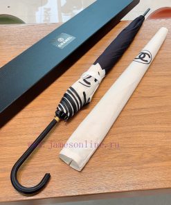 CHANEL straight pole long umbrella classic Chanel splicing summer new hot fashion item, ultrzc106fe4