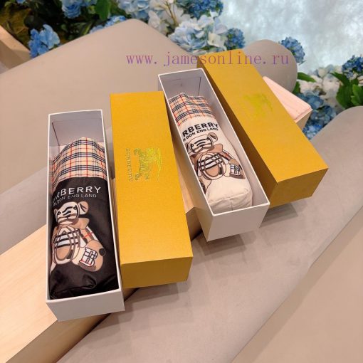 Burberry Tiger Skin Bear 50% Fold Manual Folding Sunny Umbrella Selected from Taiwan Importedtwf0hl6 - Image 2