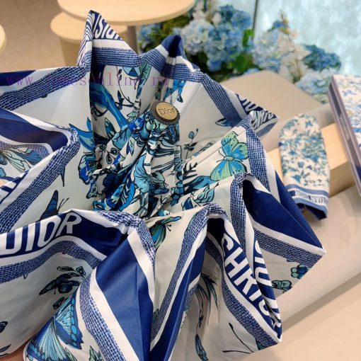 DIOR's new butterfly brushed handle, three fold automatic folding umbrella, fashionable OEM nnemfnzq - Image 4