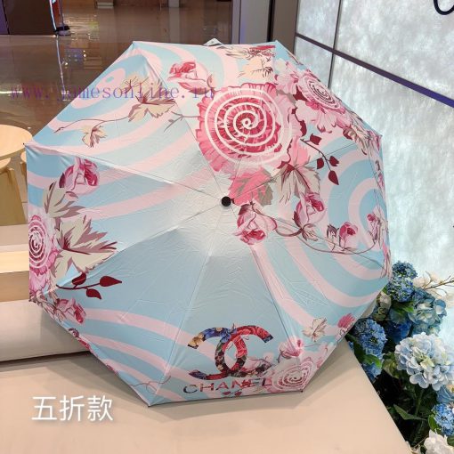 CHANEL lollipop 50% fold manual folding umbrella, made of Taiwan imported UV resistant umbre2zcv0rk0 - Image 9
